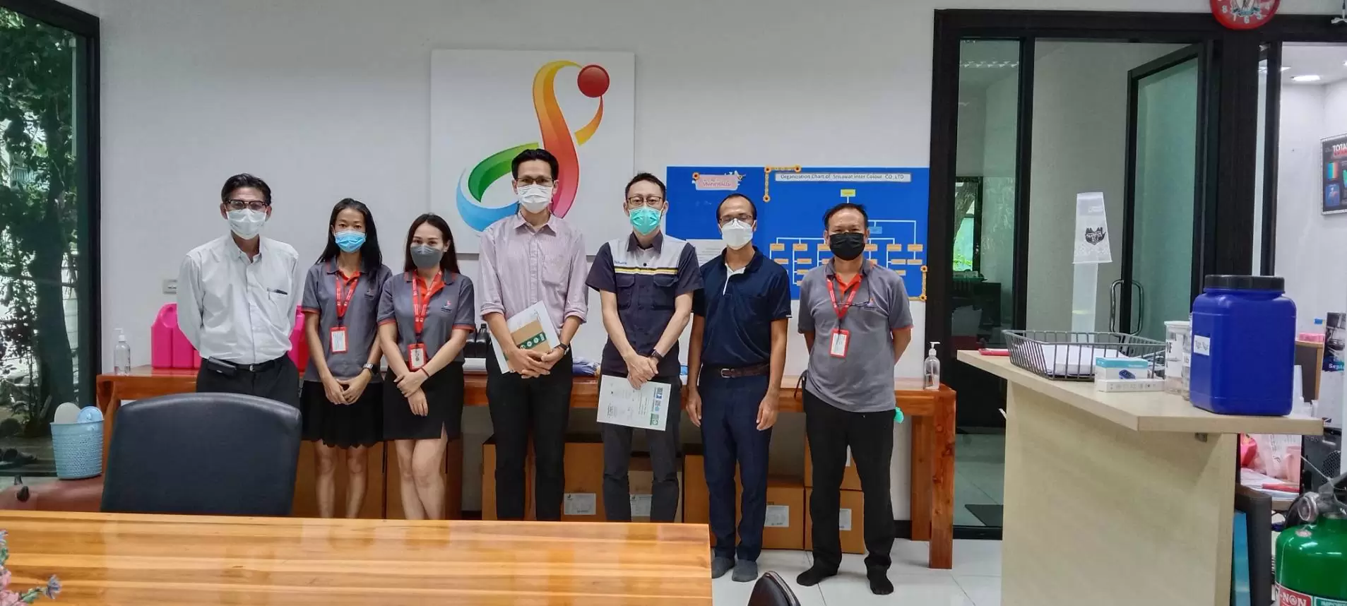 16/08/65 ลูกค้าเข้าเยี่ยมชมโรงงาน